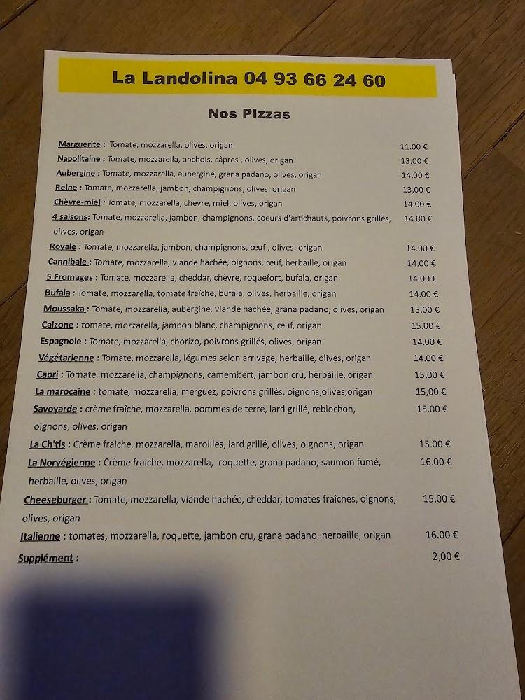 La Landolina - Menu Image 1